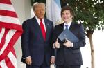Donald Trump e Javier Milei (14/10/2025)