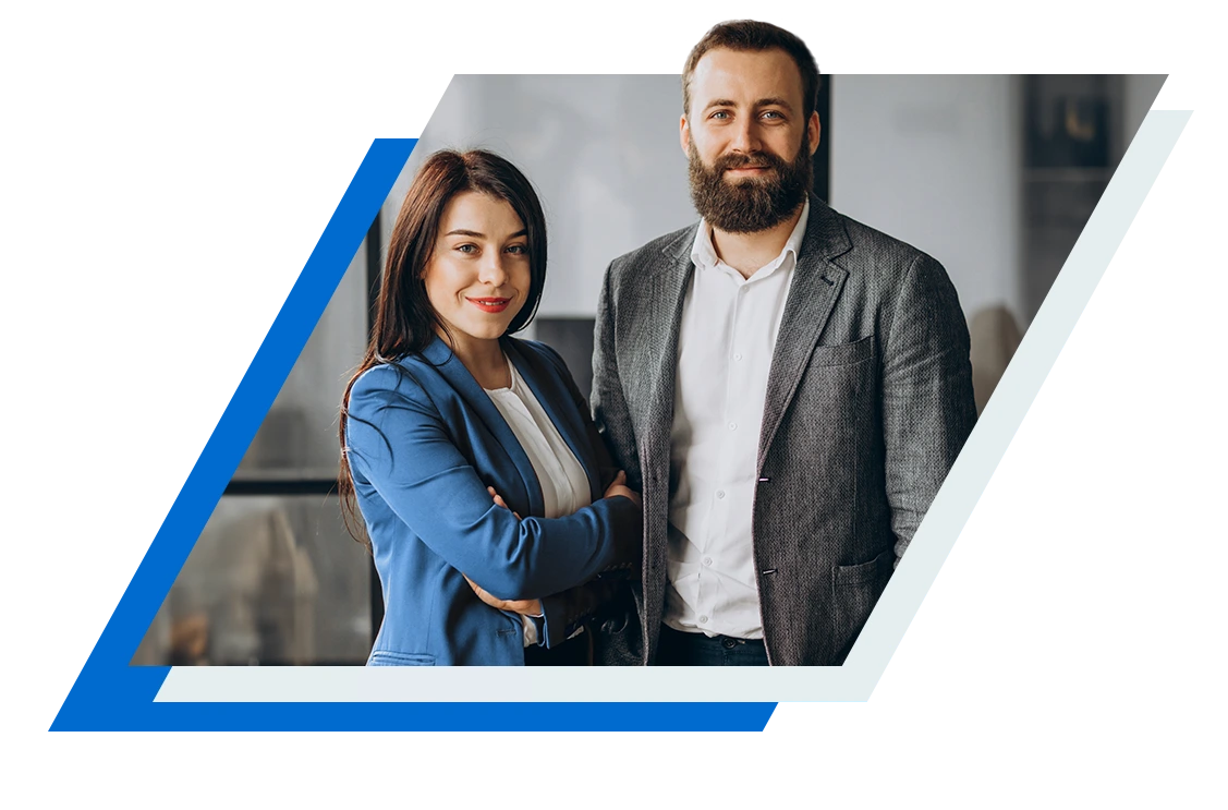 Duas pessoas lado a lado